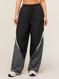 Gymshark Contrast Track Pants — Black/Graphite Grey/Oat White — 1
