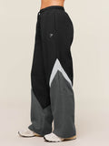 Gymshark Contrast Track Pants — Black/Graphite Grey/Oat White — 4