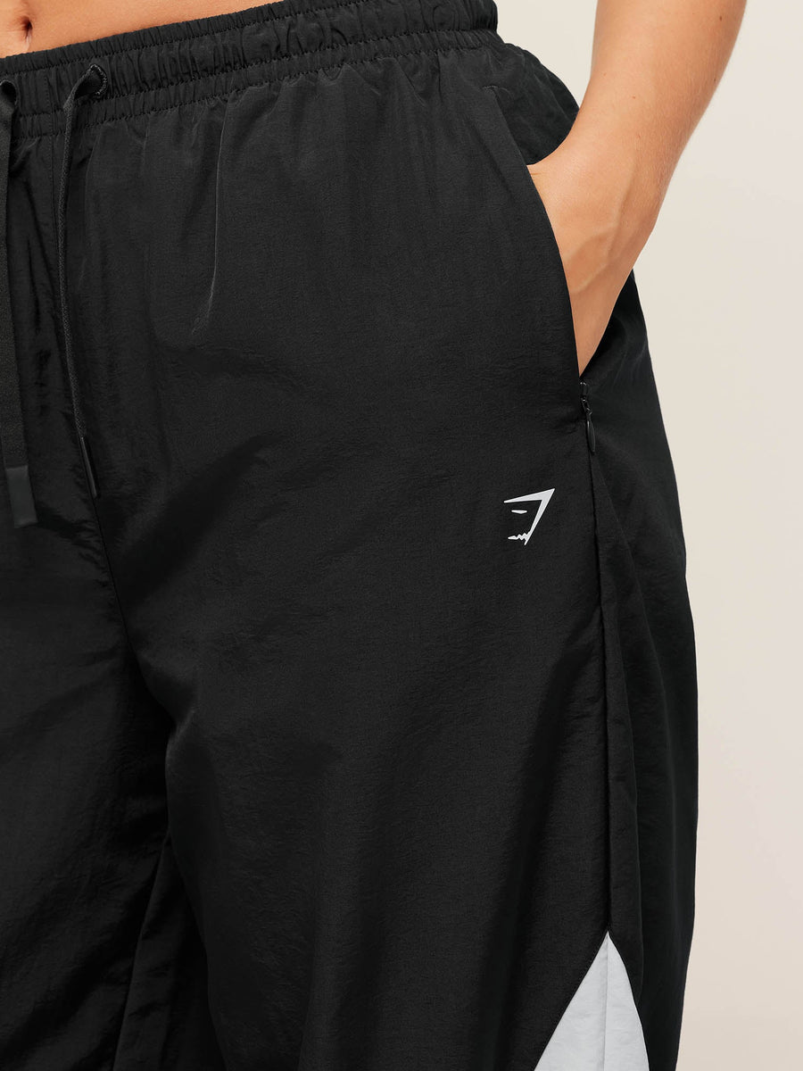 Gymshark Contrast Track Pants — Black/Graphite Grey/Oat White — 5