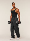 Gymshark Straight Leg Pumper Pants — Black/Grey — 3