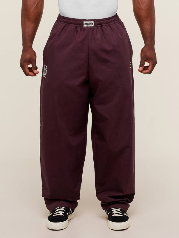 Gymshark Straight Leg Pumper Pants — Cherry Purple