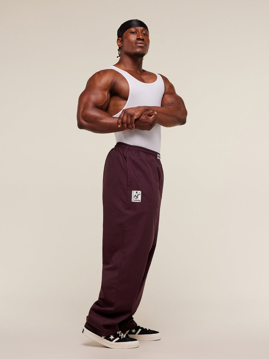 Gymshark Straight Leg Pumper Pants — Cherry Purple — 7