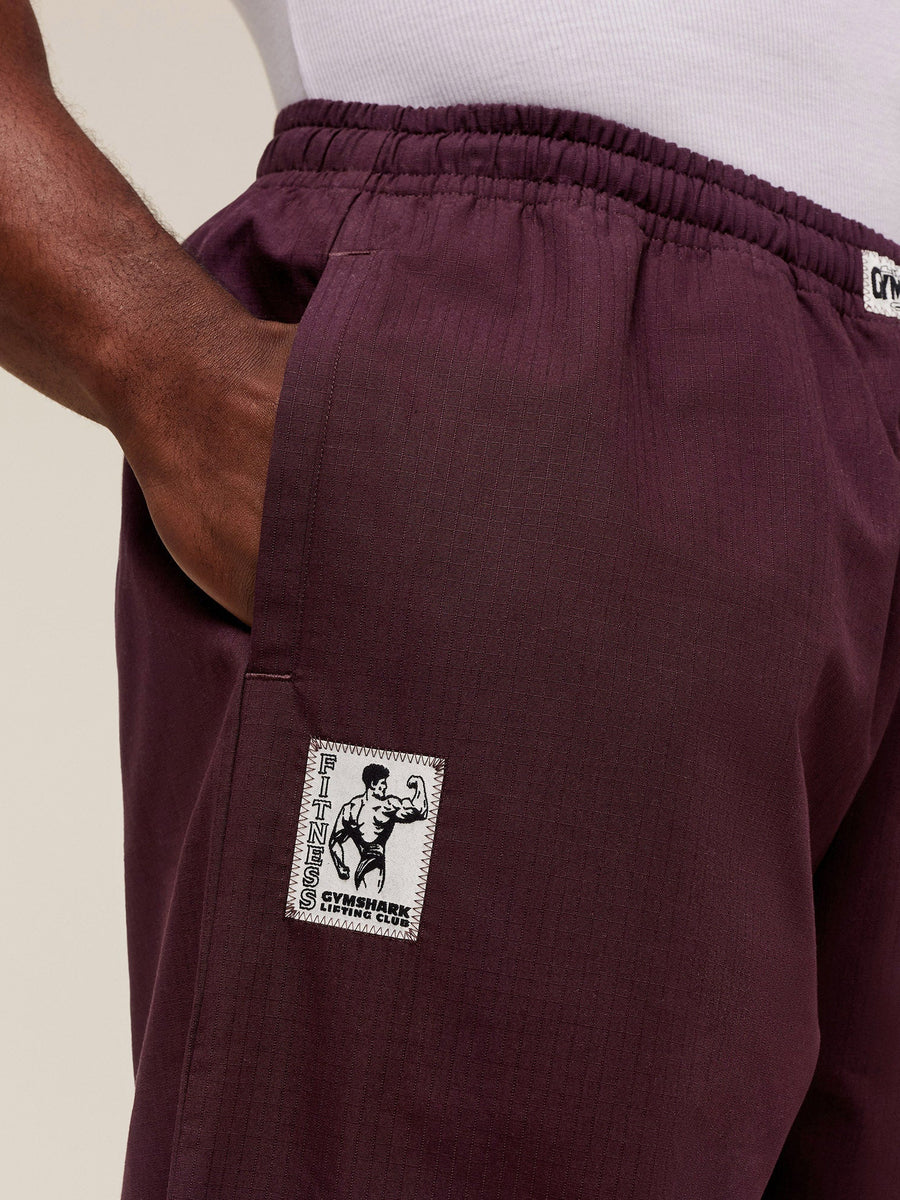 Gymshark Straight Leg Pumper Pants — Cherry Purple — 4
