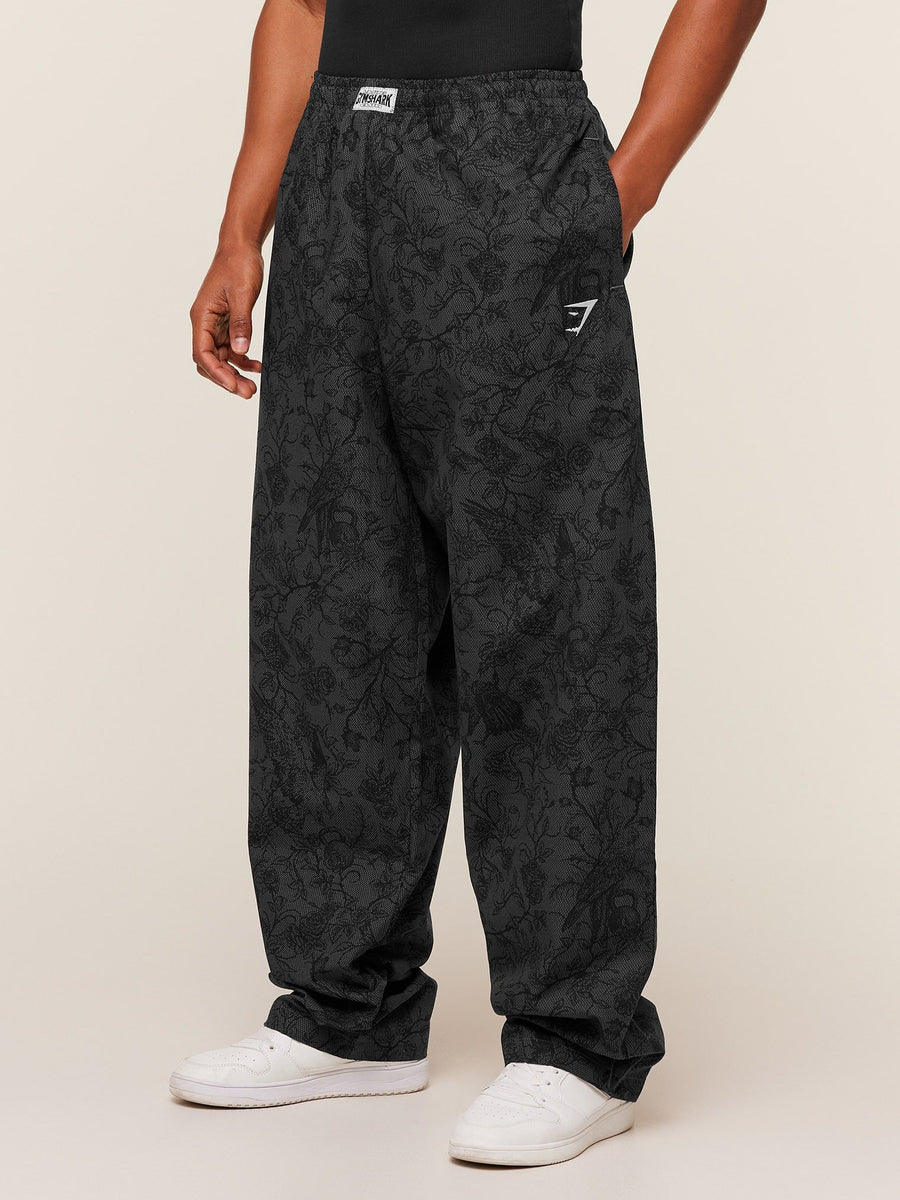 Gymshark Straight Leg Pumper Pants — Black/Grey — 1