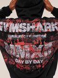 Gymshark Numerals Hoodie — Black — 5