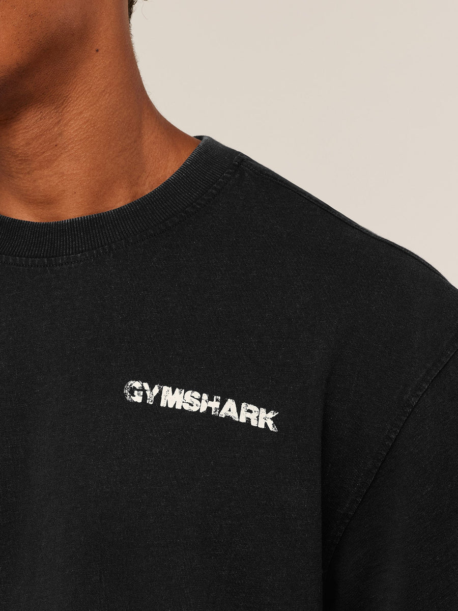 Gymshark Forever Striving T-Shirt — Black — 5