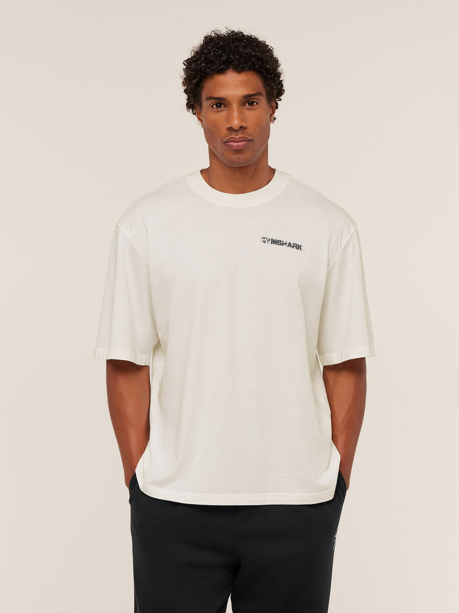Gymshark Forever Striving T-Shirt — Soft White — 2