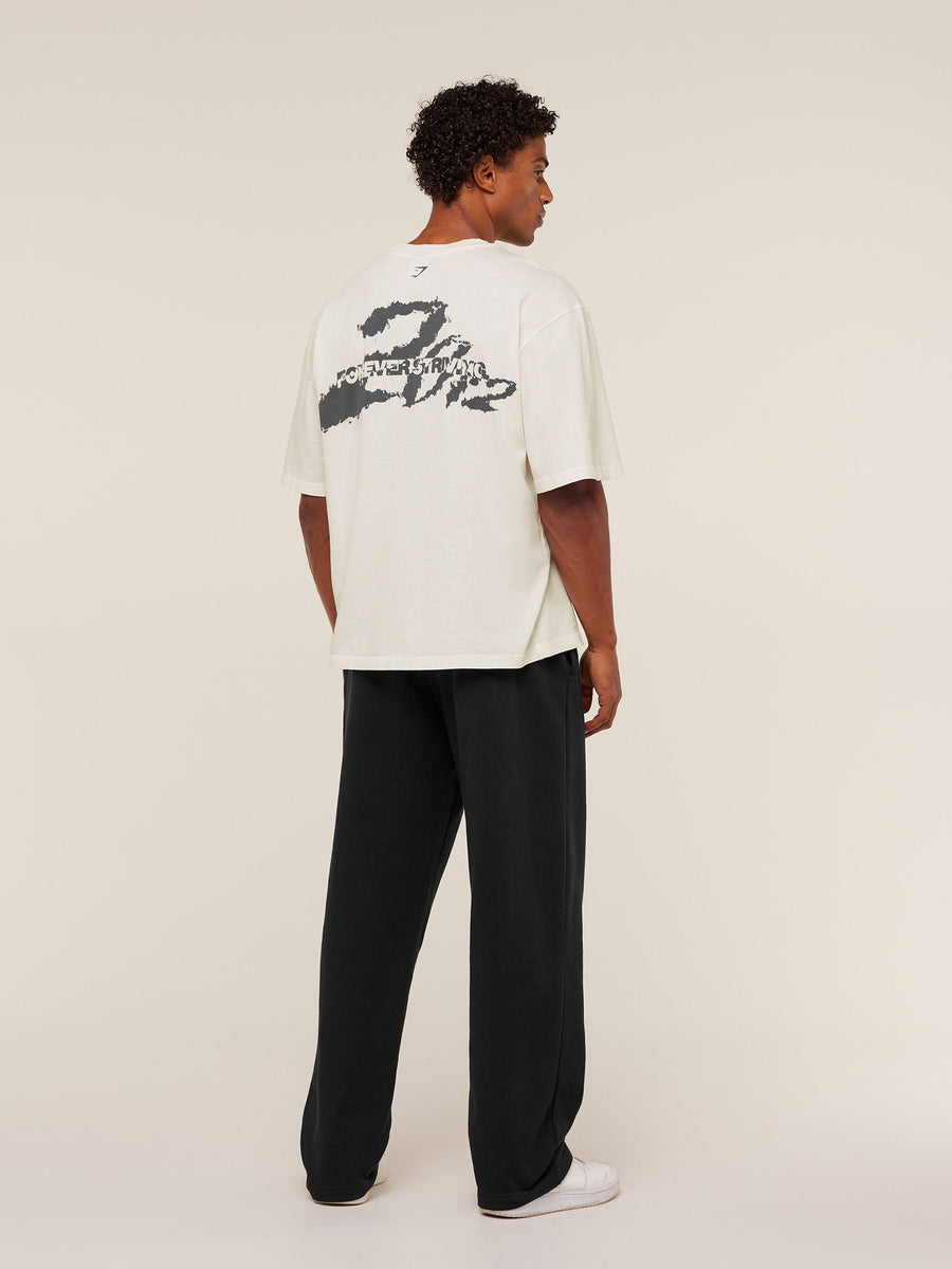 Gymshark Forever Striving T-Shirt — Soft White — 6