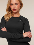 Gymshark Training Baselayer Long Sleeve Top — Black — 5