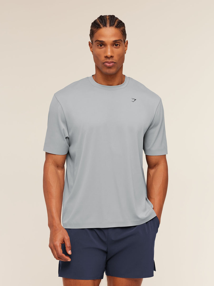 Gymshark Evolve T-Shirt — Denim Grey — 1