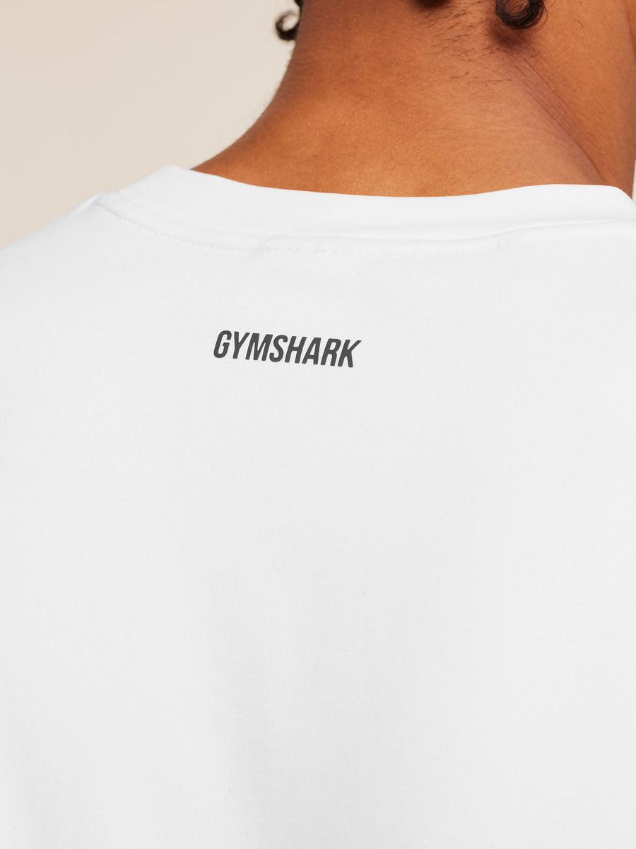 Gymshark Evolve T-Shirt — White — 5