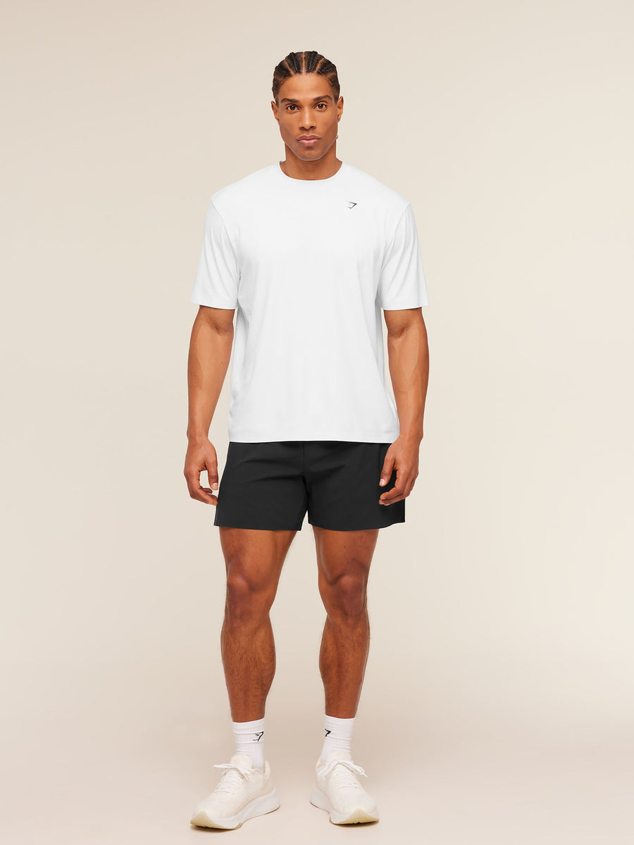 Gymshark Evolve T-Shirt — White — 6