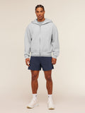 Gymshark Evolve Lightweight Zip Through Hoodie — Bros Soft Grey Marl — 5