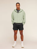 Gymshark Evolve Lightweight Zip Through Hoodie — Haze Green — 5