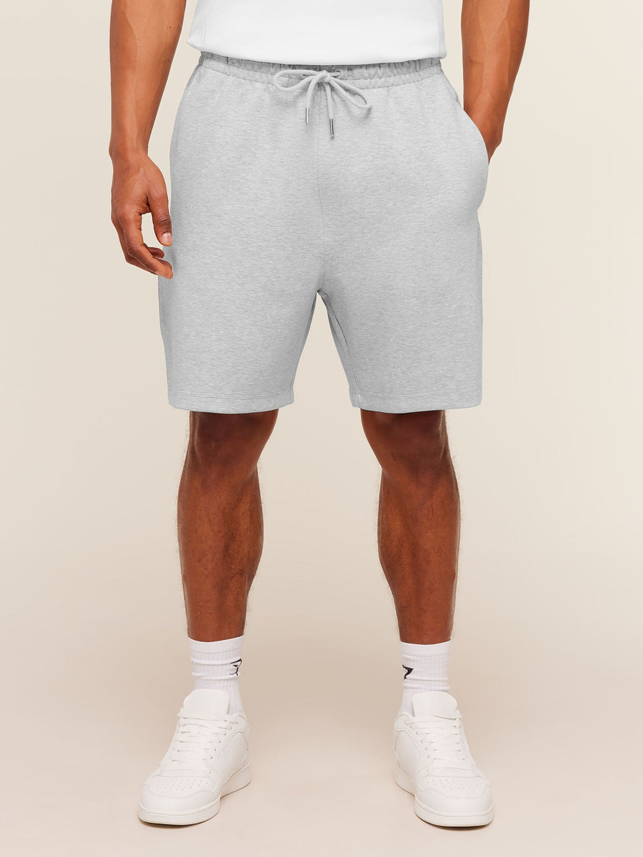 Gymshark Evolve Lightweight Shorts — Bros Soft Grey Marl — 3