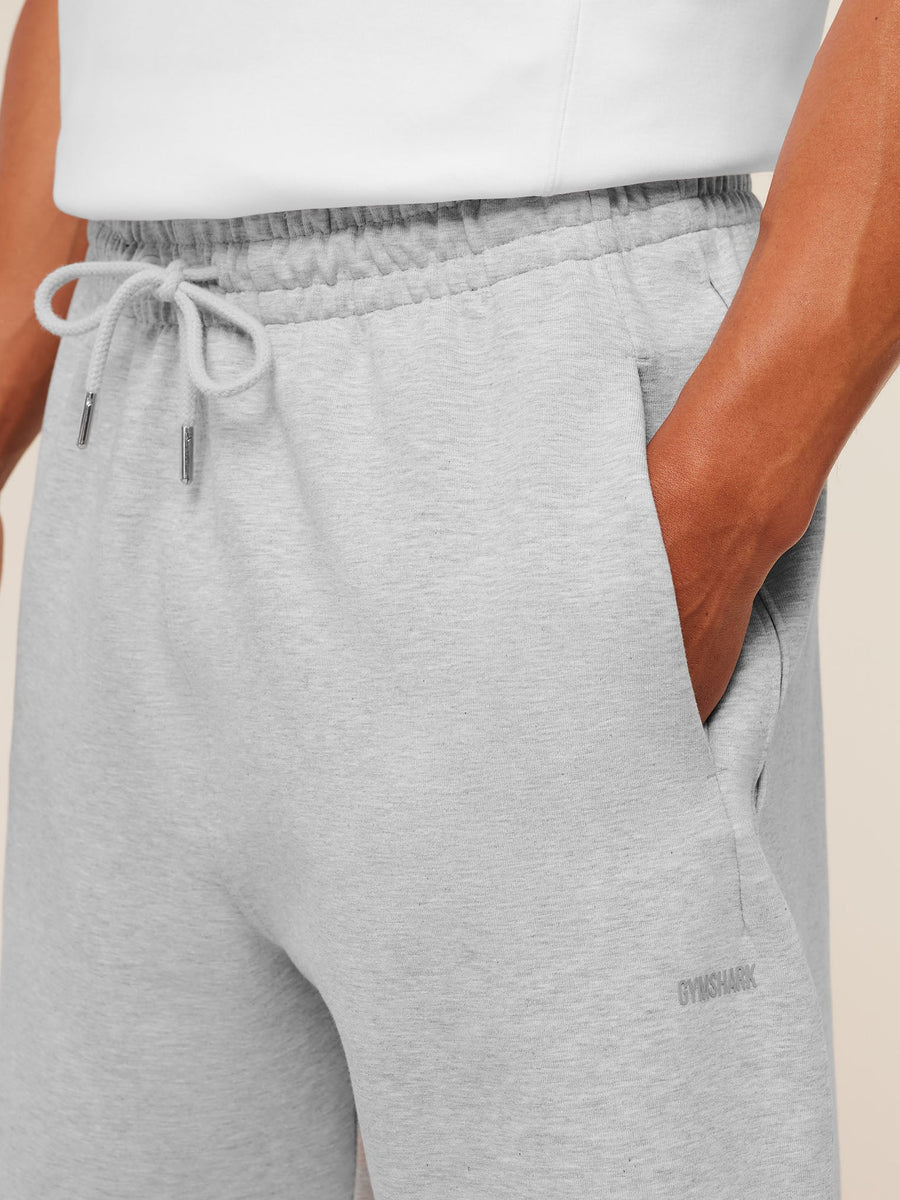 Gymshark Evolve Lightweight Shorts — Bros Soft Grey Marl — 4