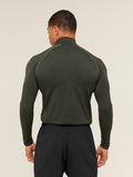 Gymshark Vital 1/4 Zip — Core Olive/Black — 2