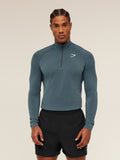 Gymshark Vital 1/4 Zip — Iron Blue /  Stealth Blue — 4