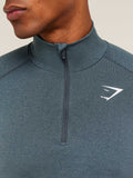 Gymshark Vital 1/4 Zip — Iron Blue /  Stealth Blue — 5