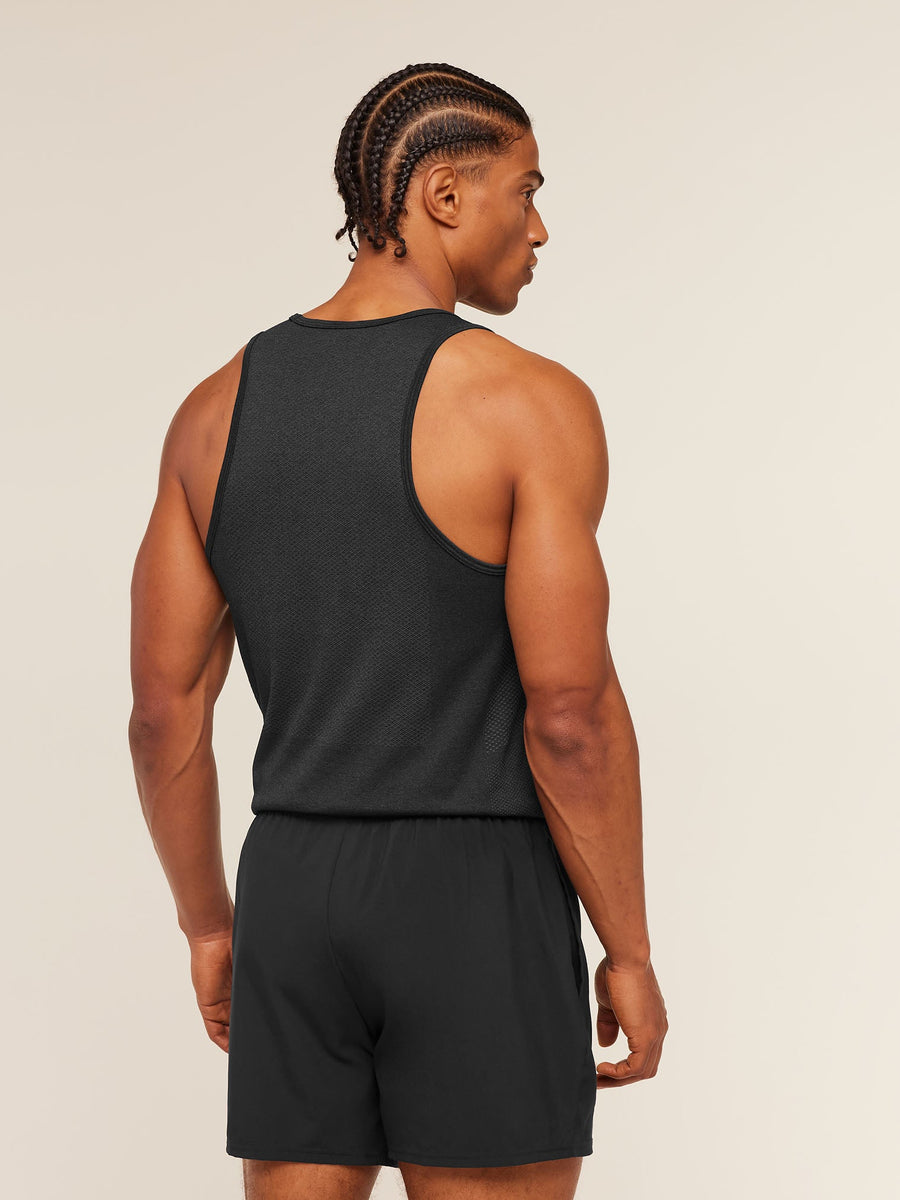 Gymshark Vital Tank — Black/Silhouette Grey — 2
