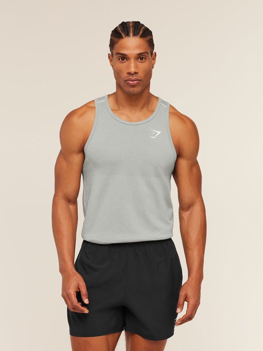 Gymshark Vital Tank — Light Grey/Smokey Grey — 4