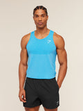 Gymshark Vital Tank — White/Brand Blue — 1