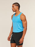 Gymshark Vital Tank — White/Brand Blue — 3