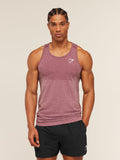 Gymshark Vital Tank — White/Port — 4