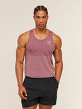 Gymshark Vital Tank — White/Port — 1