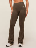 Gymshark Vital Soft Flared Leggings — Espresso Marl — 1