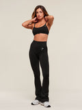 Gymshark Vital Soft Flared Leggings — Black — 6