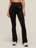 Gymshark Vital Soft Flared Leggings — Black — 1