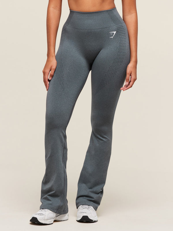 Gymshark Vital Soft Flared Leggings — Strong Grey/Marl