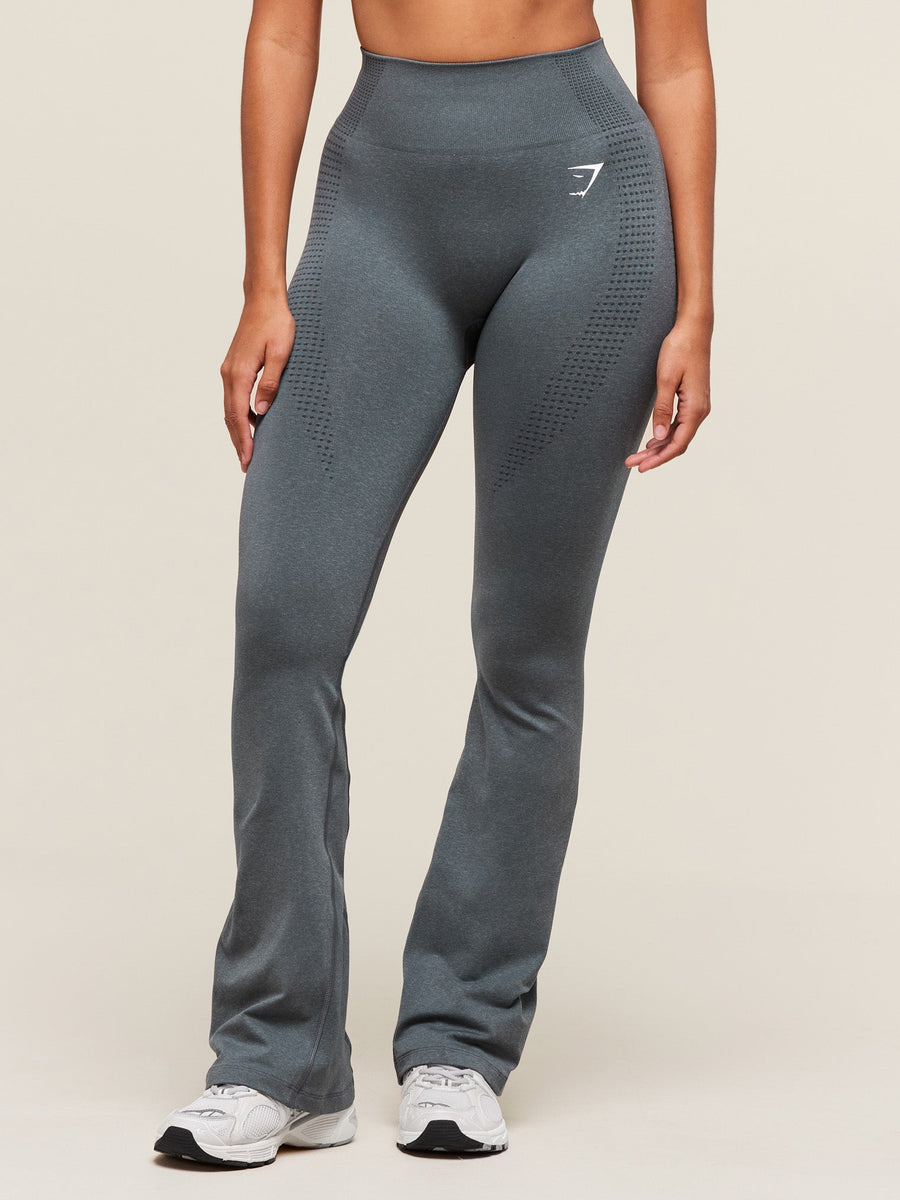 Gymshark Vital Soft Flared Leggings — Strong Grey/Marl — 1