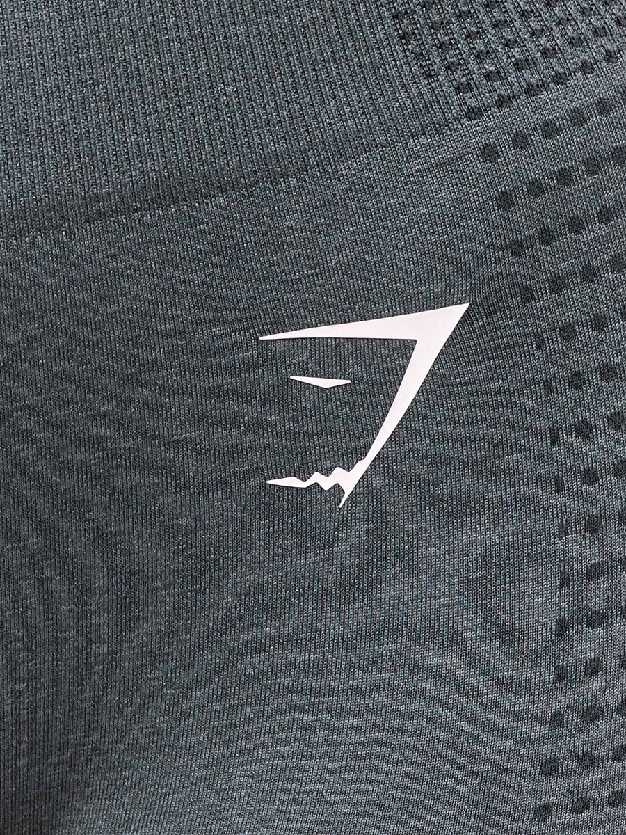Gymshark Vital Soft Flared Leggings — Strong Grey/Marl — 7