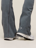 Gymshark Vital Soft Flared Leggings — Strong Grey/Marl — 6