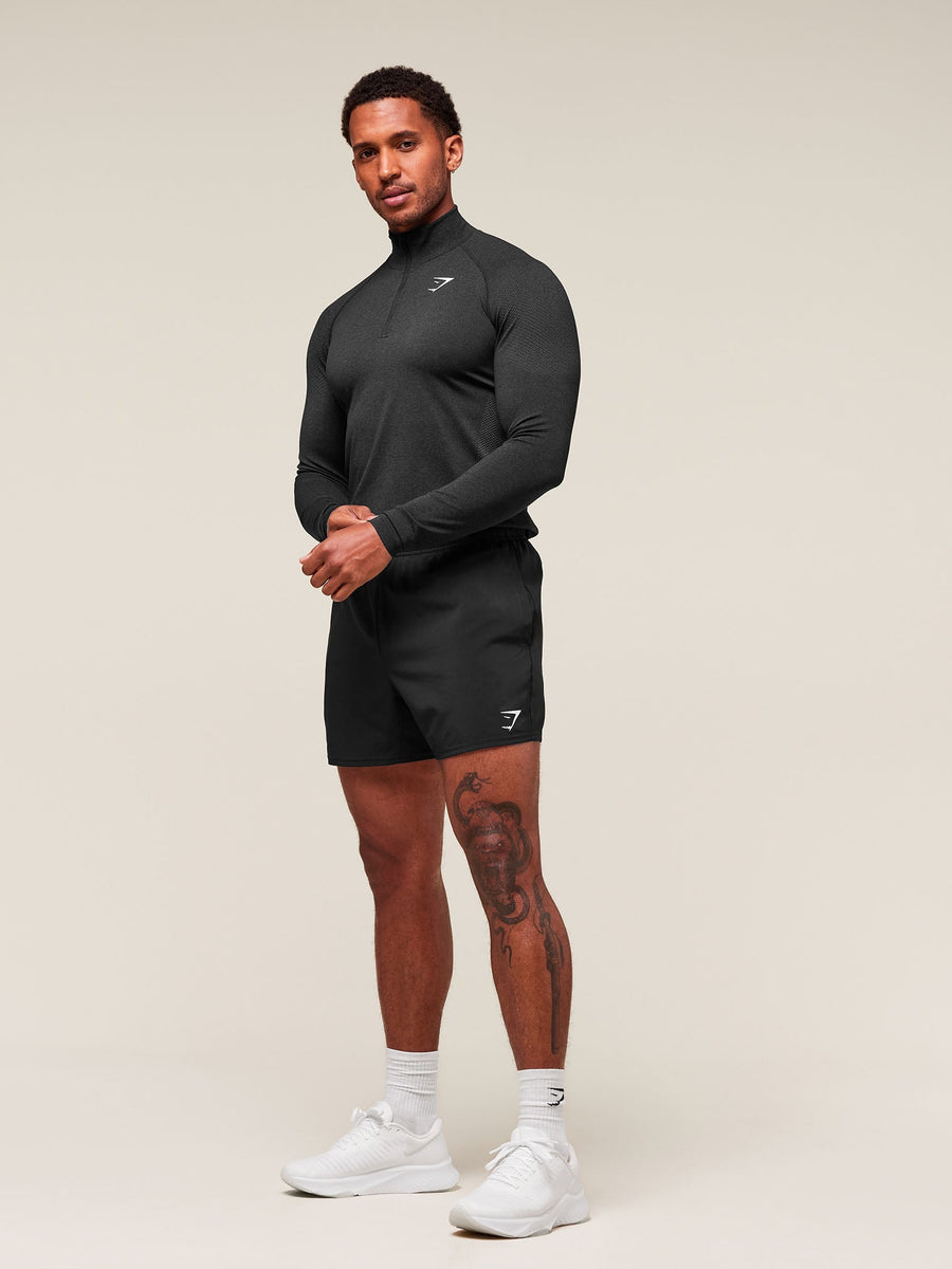 Gymshark Vital 1/4 Zip — Black/Silhouette Grey — 5