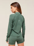 Gymshark Vital 1/4 Zip — Obsidian Green Marl — 3
