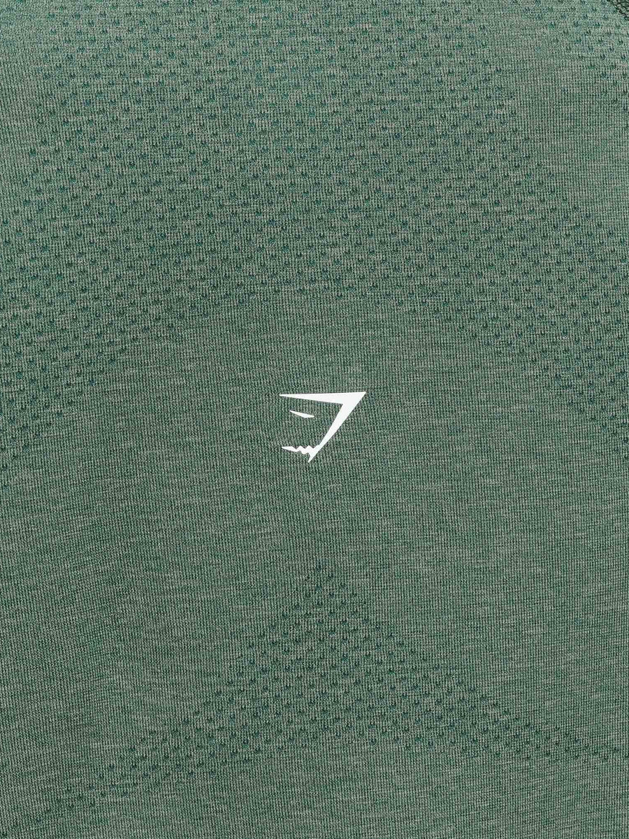 Gymshark Vital 1/4 Zip — Obsidian Green Marl — 5