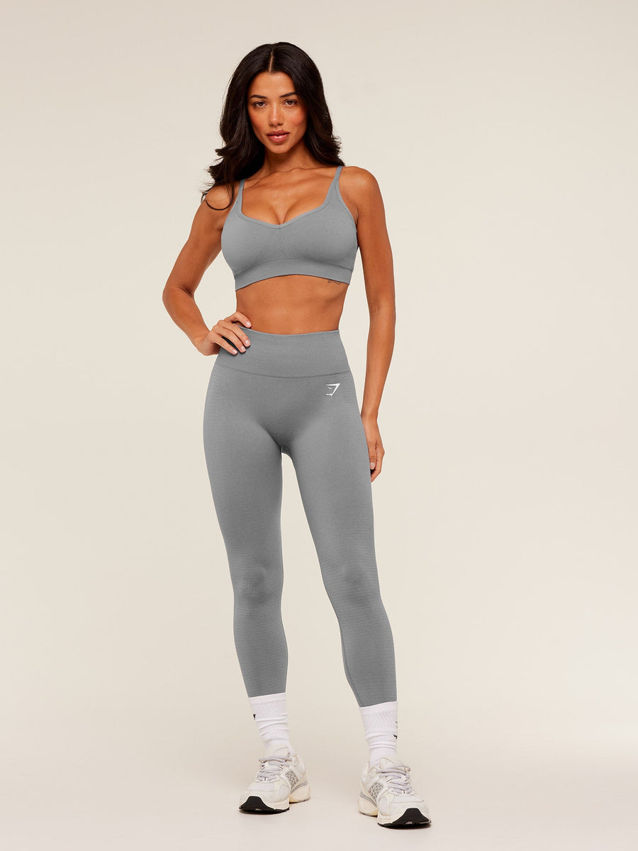Gymshark Vital Seamless 2.0 Leggings — GS Medium Grey/ Marl — 4