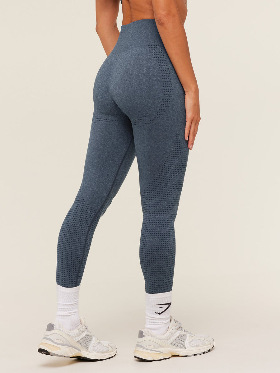 Gymshark Vital Seamless 2.0 Leggings — GS Stealth Blue/ Marl — 2