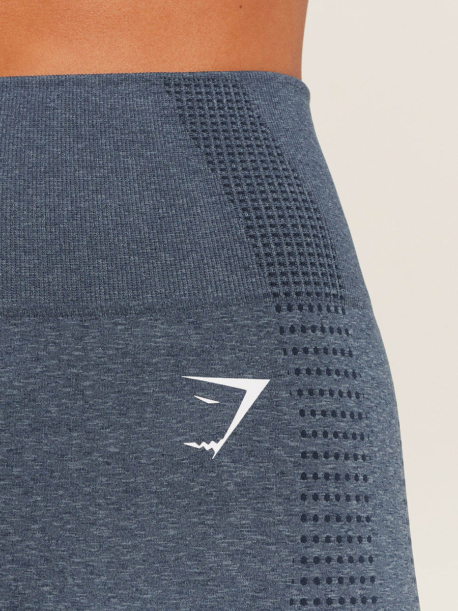 Gymshark Vital Seamless 2.0 Leggings — GS Stealth Blue/ Marl — 6
