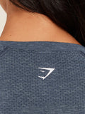 Gymshark Vital Seamless 2.0 Light T-Shirt — GS Stealth Blue/ Marl — 6
