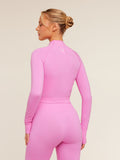 Gymshark Vital Seamless Midi Zip 2.0 Pullover — Focus Pink — 2
