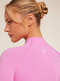 Gymshark Vital Seamless Midi Zip 2.0 Pullover — Focus Pink — 6