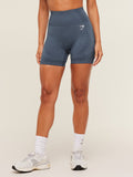 Gymshark Vital Seamless Shorts — GS Stealth Blue/ Marl — 1