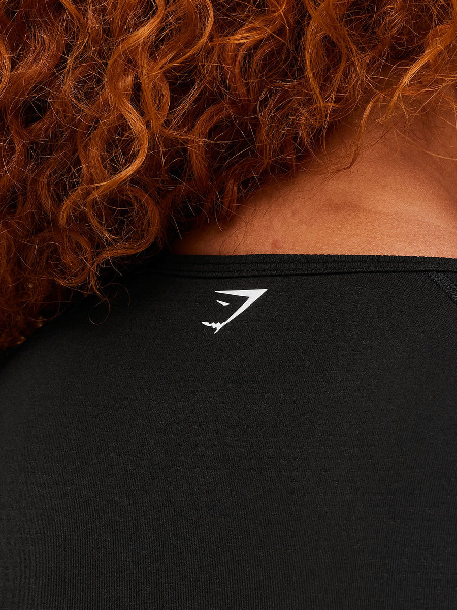 Gymshark Vital Tight T-Shirt — Black — 5