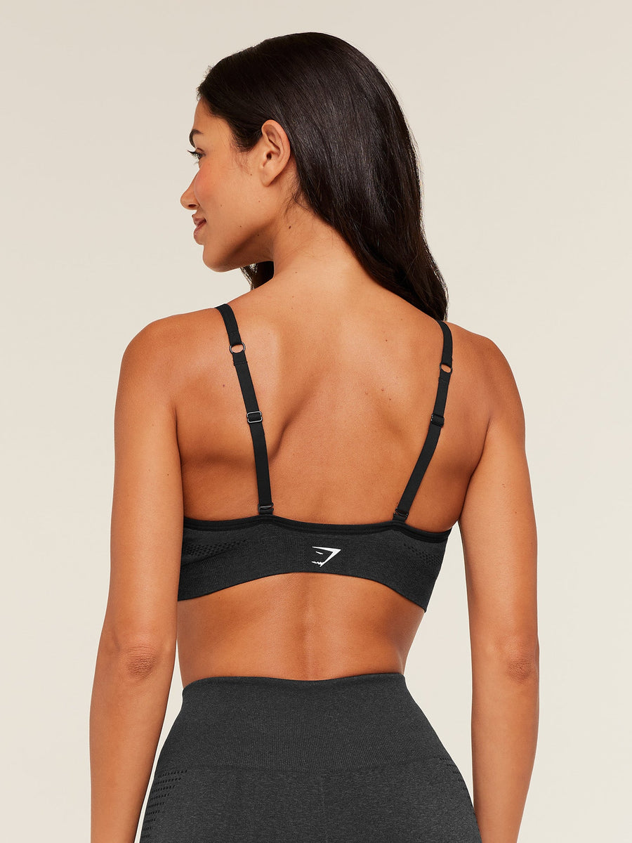 Gymshark Vital Sports Bra — Black Marl — 2