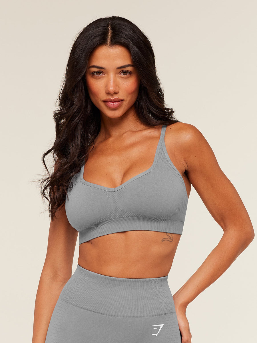 Gymshark Vital Sports Bra — GS Medium Grey/ Marl — 1