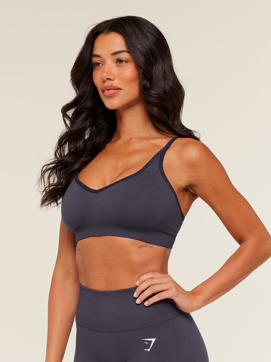 Gymshark Vital Sports Bra — Midnight Purple/Marl — 3